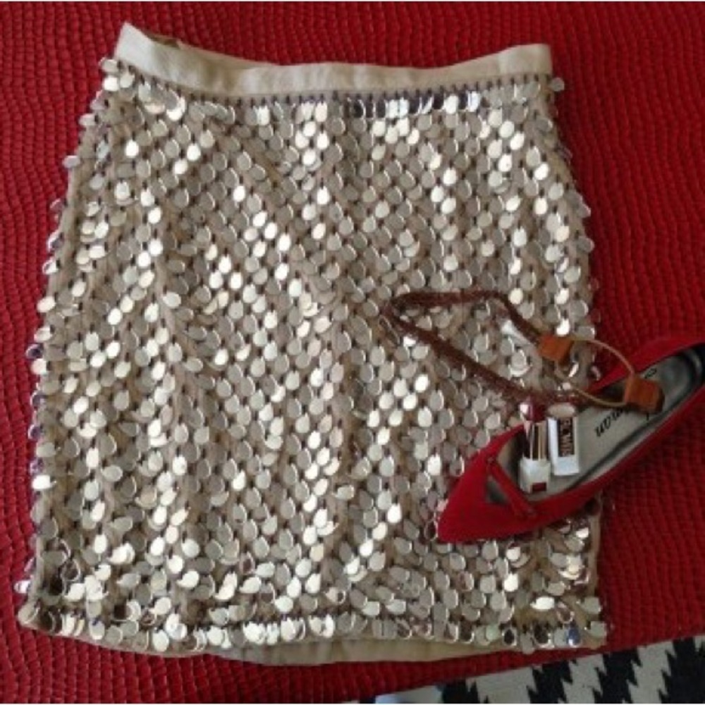 Ann Taylor Sequin Skirt
